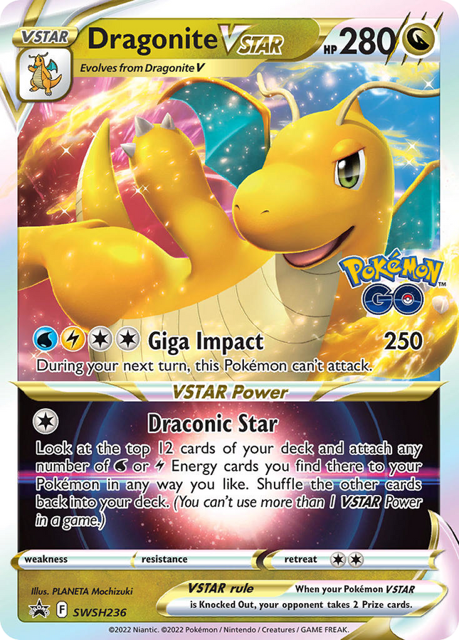 Dragonite VSTAR Promo (SWSH236) SWSH Black Star Promos