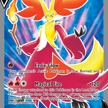 Delphox V Rare Ultra (173/196) Lost Origin