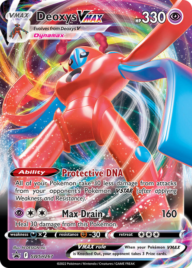 Deoxys VMAX Promo (SWSH267) SWSH Black Star Promos