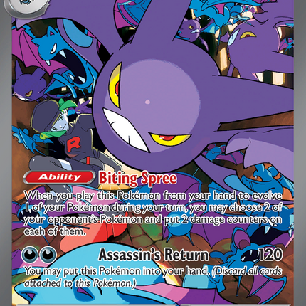Team Rocket's Crobat ex Special Illustration Rare (234/182) Destined Rivals