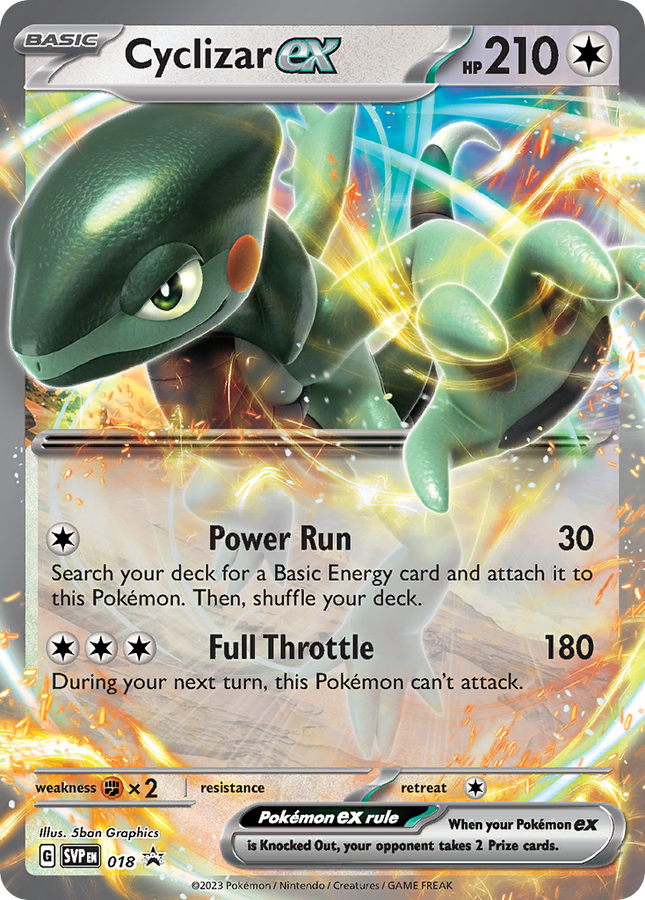 Cyclizar ex Promo (018) Scarlet & Violet Black Star Promos