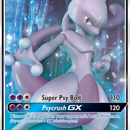 Mewtwo-GX Rare Holo GX (31/68) Hidden Fates
