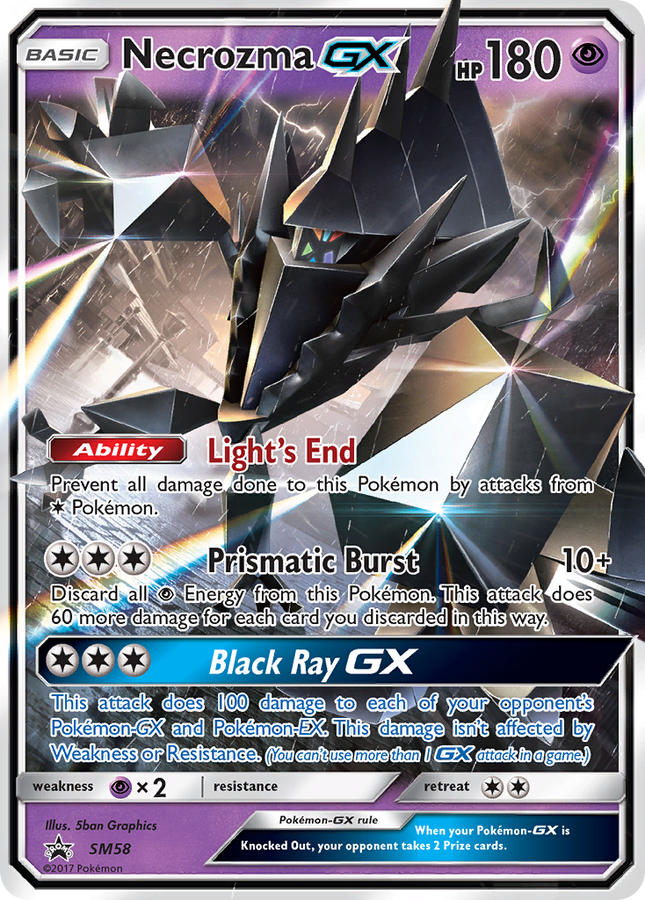 Necrozma-GX Promo (SM58) SM Black Star Promos