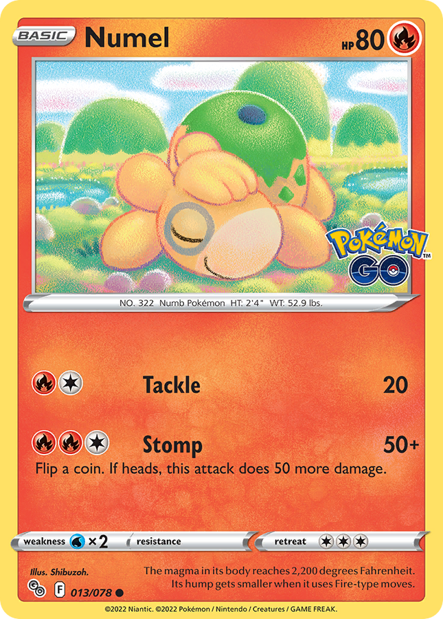 Numel Common (013/078) Pokémon GO