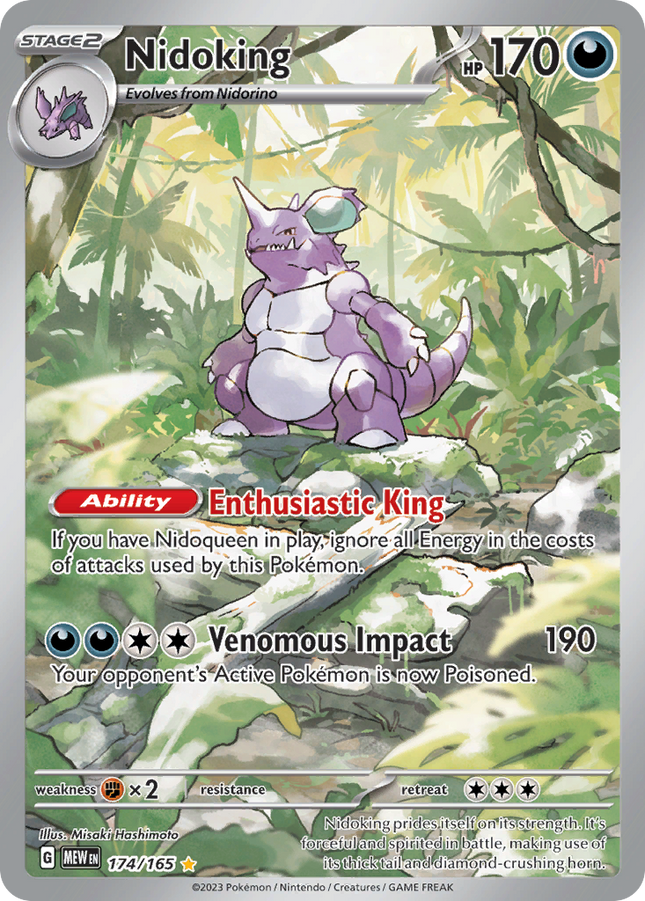 Nidoking Illustration Rare (174/165) 151