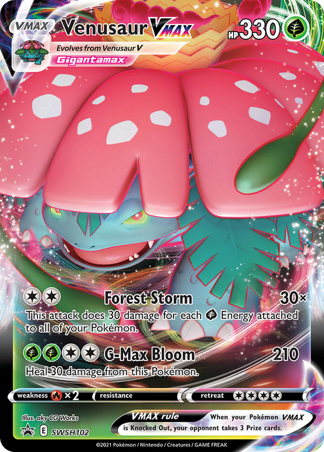 Venusaur VMAX Promo (SWSH102) SWSH Black Star Promos