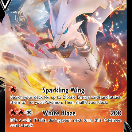 Reshiram V Rare Holo V (024/195) Silver Tempest