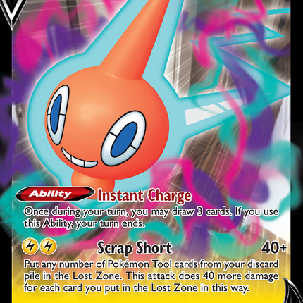 Rotom V Rare Holo V (045/159) Crown Zenith