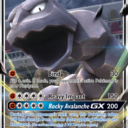 Onix-GX Rare Holo GX (36/68) Hidden Fates