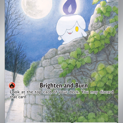 Litwick Illustration Rare (101/086) White Flare