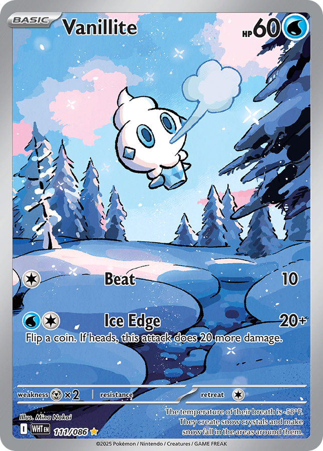 Vanillite Illustration Rare (111/086) White Flare