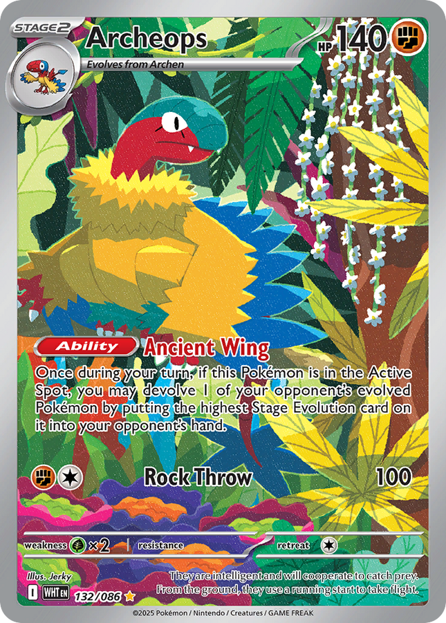Archeops Illustration Rare (132/086) White Flare