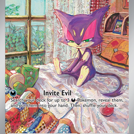 Purrloin Illustration Rare (136/086) White Flare