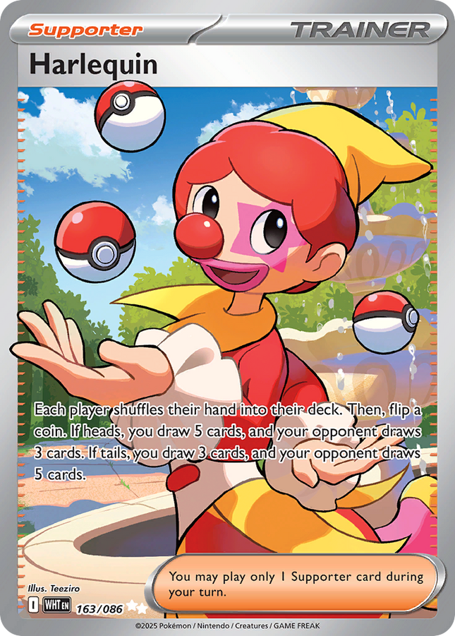 Harlequin Ultra Rare (163/086) White Flare