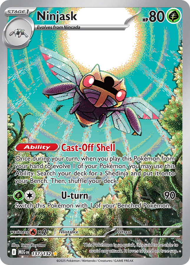 Ninjask Illustration Rare (137/132) Mega Evolution