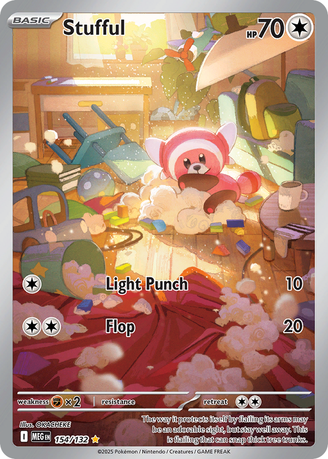 Stufful Illustration Rare (154/132) Mega Evolution