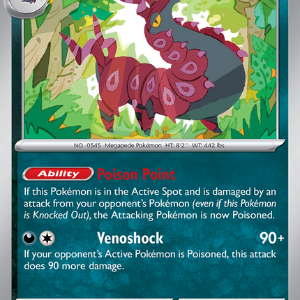 Scolipede Uncommon (056/086) Black Bolt Master Ball Reverse Holofoil