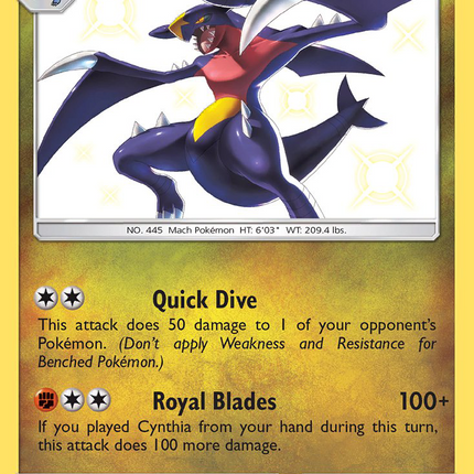 Garchomp Rare Shiny (SV40/SV94) Hidden Fates Shiny Vault