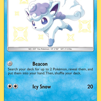 Alolan Vulpix Rare Shiny (SV8/SV94) Hidden Fates Shiny Vault
