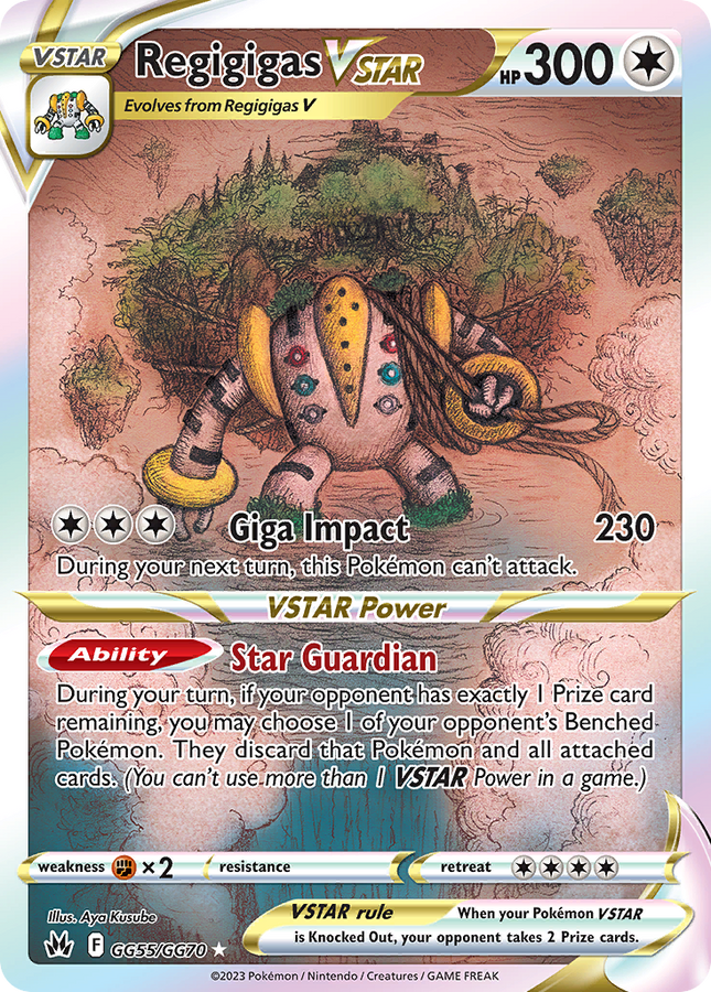Regigigas VSTAR Rare Holo VSTAR (GG55/GG70) Crown Zenith Galarian Gallery