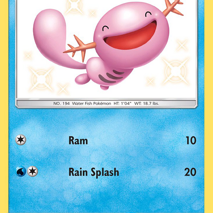 Wooper Rare Shiny (SV9/SV94) Hidden Fates Shiny Vault
