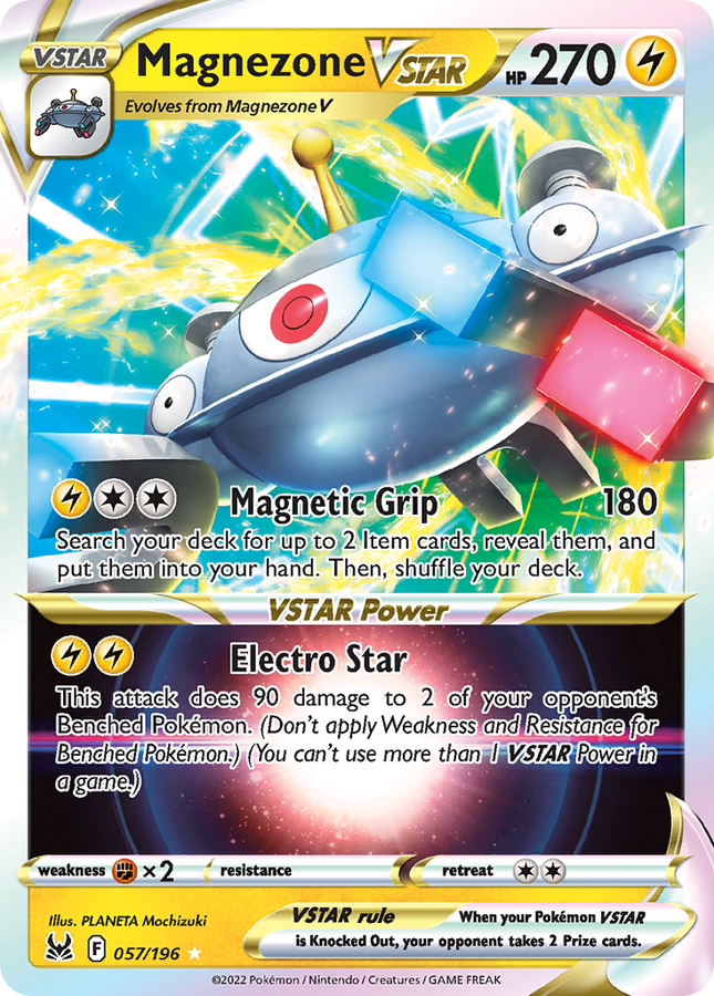 Magnezone VSTAR Rare Holo VSTAR (057/196) Lost Origin