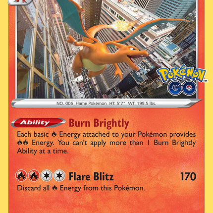 Charizard Rare Holo (010/078) Pokémon GO