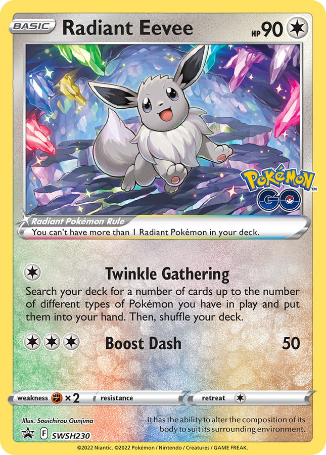 Radiant Eevee Promo (SWSH230) SWSH Black Star Promos