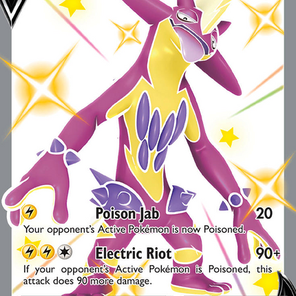 Toxtricity V Rare Holo V (SV112/SV122) Shining Fates Shiny Vault