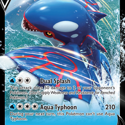 Kyogre V Rare Holo V (037/159) Crown Zenith
