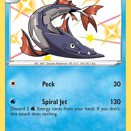 Barraskewda Rare Shiny (SV032/SV122) Shining Fates Shiny Vault
