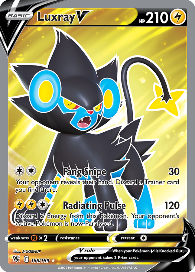 Luxray V Rare Ultra (168/189) Astral Radiance