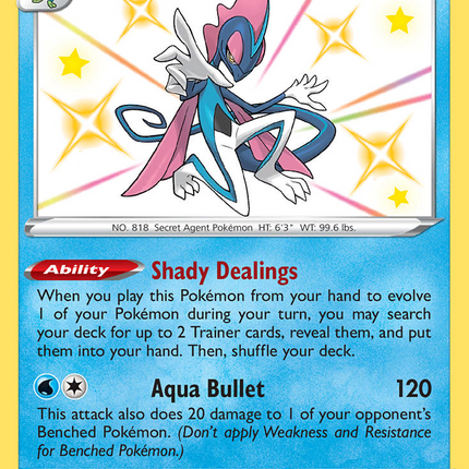 Inteleon Rare Shiny (SV027/SV122) Shining Fates Shiny Vault