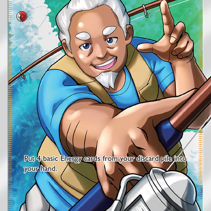 Fisherman Rare Ultra (SV83/SV94) Hidden Fates Shiny Vault