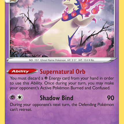 Hisuian Typhlosion Rare Holo (052/189) Astral Radiance Expansion Stamp