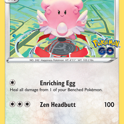 Blissey Rare Holo (052/078) Pokémon GO