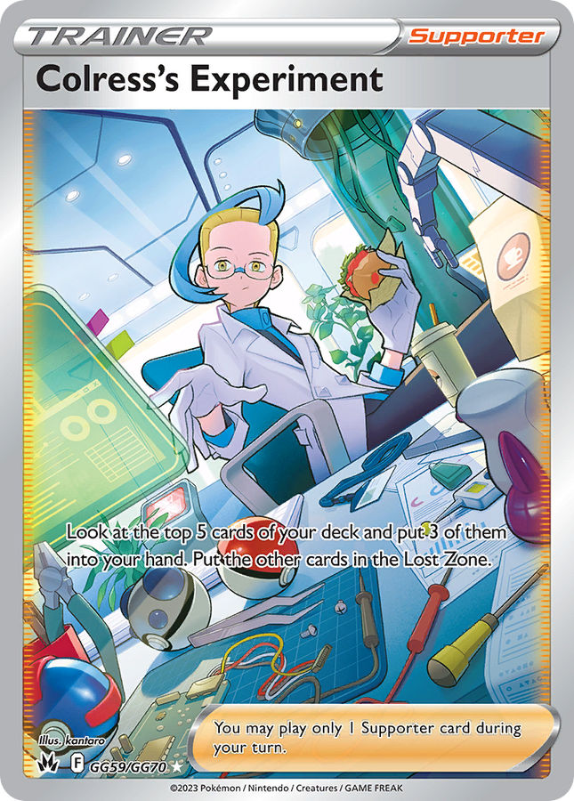 Colress's Experiment Rare Ultra (GG59/GG70) Crown Zenith Galarian Gallery