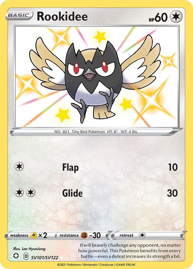 Rookidee Rare Shiny (SV101/SV122) Shining Fates Shiny Vault
