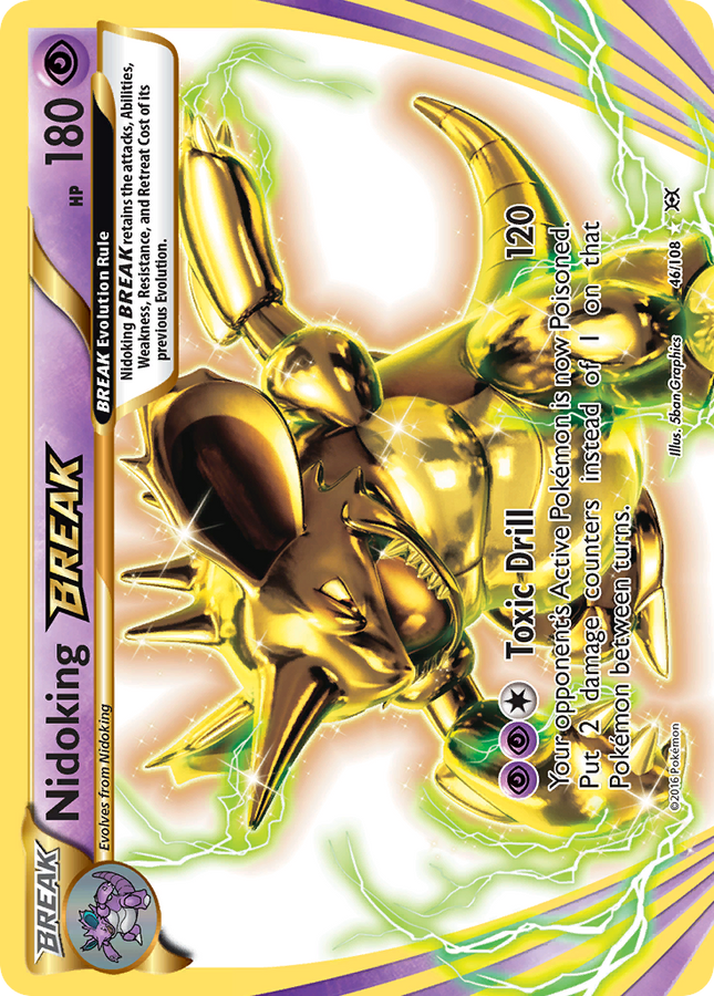 Nidoking BREAK Rare BREAK (46/108) Evolutions