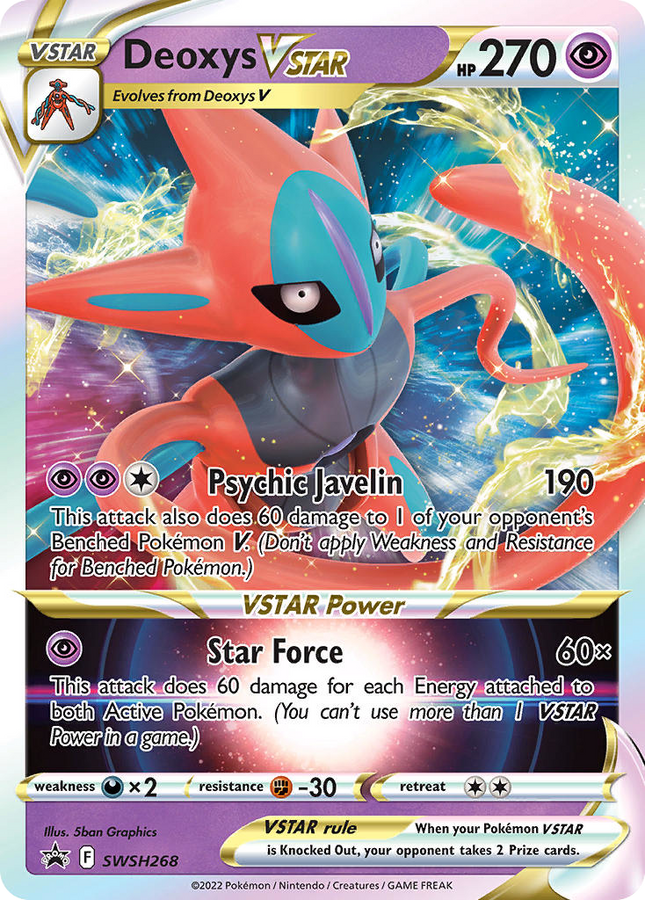 Deoxys VSTAR Promo (SWSH268) SWSH Black Star Promos