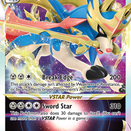 Zacian VSTAR Rare Holo VSTAR (096/159) Crown Zenith