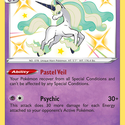 Galarian Rapidash Rare Shiny (SV048/SV122) Shining Fates Shiny Vault