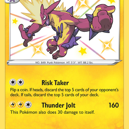 Toxtricity Rare Shiny (SV042/SV122) Shining Fates Shiny Vault