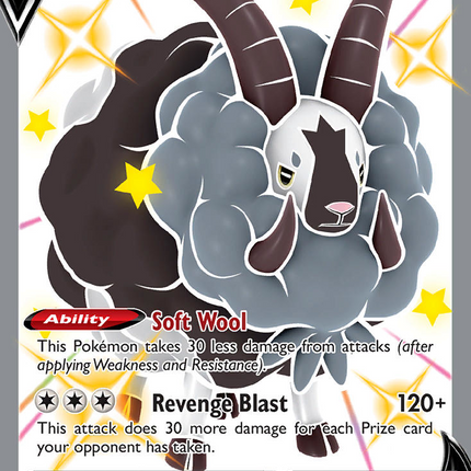 Dubwool V Rare Holo V (SV120/SV122) Shining Fates Shiny Vault