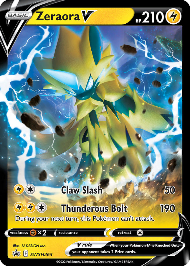 Zeraora V Promo (SWSH263) SWSH Black Star Promos