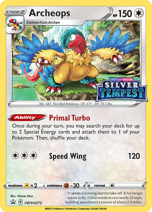 Archeops Promo (SWSH272) SWSH Black Star Promos