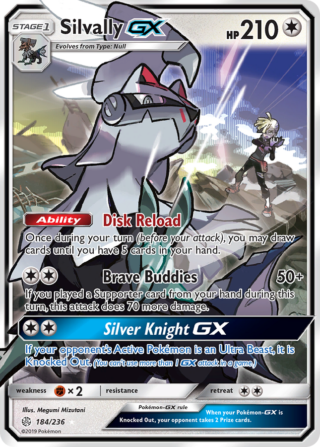 Silvally-GX Rare Holo GX (184/236) Cosmic Eclipse