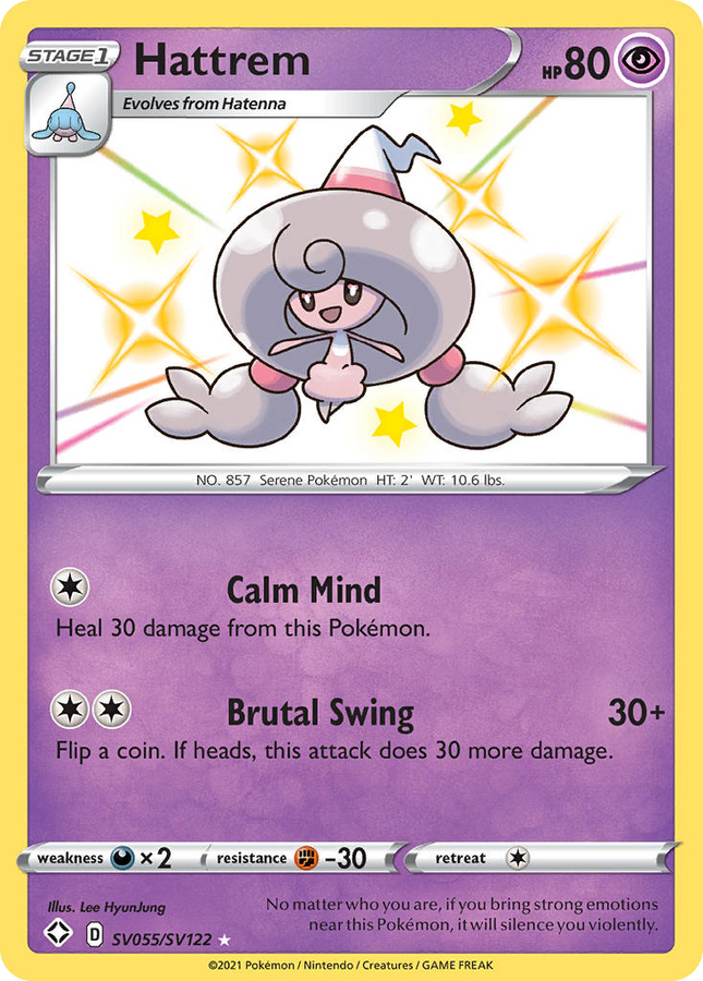Hattrem Rare Shiny (SV055/SV122) Shining Fates Shiny Vault