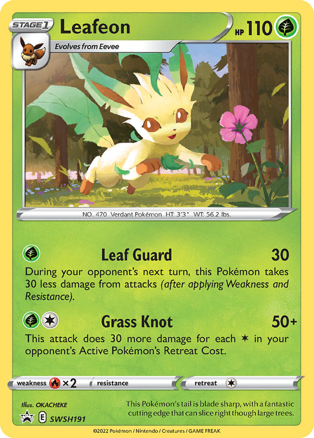 Leafeon Promo (SWSH191) SWSH Black Star Promos