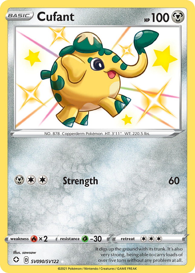 Cufant Rare Shiny (SV090/SV122) Shining Fates Shiny Vault